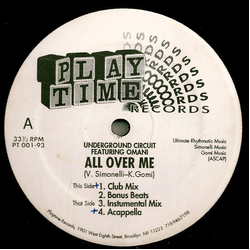 Underground Circuit (2) / Omani All Over Me Vinyl 12" USED