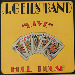 The J. Geils Band "Live" Full House Vinyl LP USED