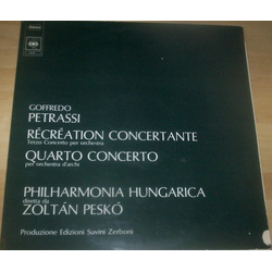 Goffredo Petrassi / Zoltán Peskó Recreation Concertante / Quarto Concerto Vinyl LP USED