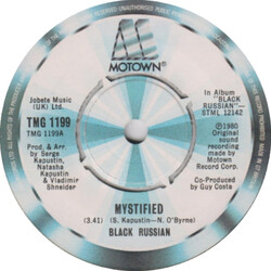 Black Russian (5) Mystified USED VINYL 7INCH 45 RPM SINGLE