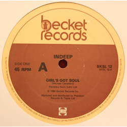 Indeep Girl's Got Soul / The Night The Boy Learned How To Dance Vinyl 12" USED