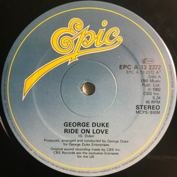 George Duke Ride On Love Vinyl 12" USED