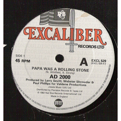 A.D. 2000 Papa Was A Rolling Stone Vinyl 12" USED