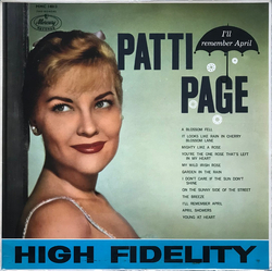 Patti Page I'll Remember April Vinyl LP USED