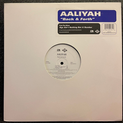 Aaliyah Back & Forth Vinyl 12" USED