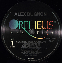 Alex Bugnon Yearning For Your Love Vinyl 12" USED
