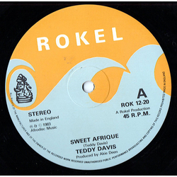 Teddy Davis (2) Sweet Afrique Vinyl 12" USED