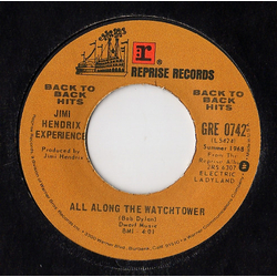 The Jimi Hendrix Experience All Along The Watchtower / Crosstown Traffic Vinyl 7" USED