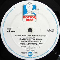Lonnie Liston Smith Never Too Late Vinyl 12" USED