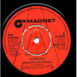 Ray Crumley It's Uncanny / All The Way In Love With You USED VINYL 7INCH 45 RPM PROMO