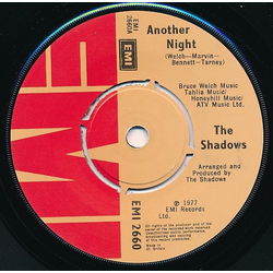 The Shadows Another Night Vinyl 7" USED