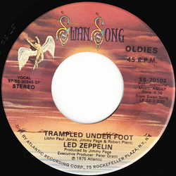 Led Zeppelin Trampled Under Foot Vinyl 7" USED