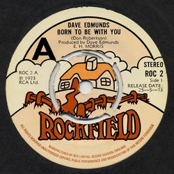 Dave Edmunds Born To Be With You Vinyl 7" USED