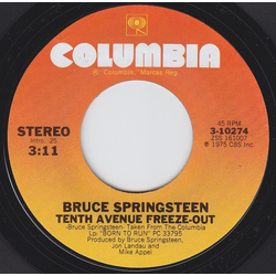 Bruce Springsteen Tenth Avenue Freeze-Out Vinyl 7" USED
