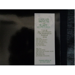 Sarah Birch / Kate Ronconi-Woollard Live At The 17th Dream Of Dr Sardonicus Festival 2019 Lathe Cut USED