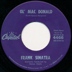 Frank Sinatra Ol' Mac Donald USED VINYL 7INCH 45 RPM SINGLE
