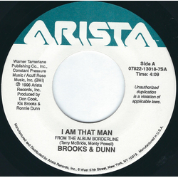 Brooks & Dunn I Am That Man Vinyl 7" USED