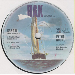 Peter Noone Should I Vinyl 7" USED