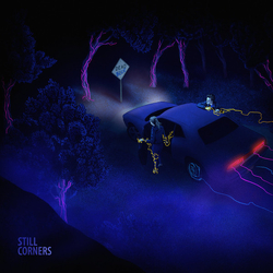 Still Corners Dead Blue Vinyl LP USED