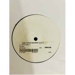Various All New Acapella Volume 1 Vinyl 12" USED