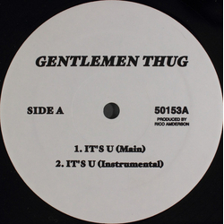 Gentlemen Thug It's U / Set It Out Vinyl 12" USED