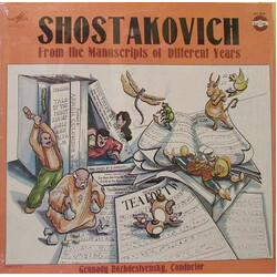 Dmitri Shostakovich / Gennadi Rozhdestvensky From The Manuscripts Of Different Years Vinyl LP USED