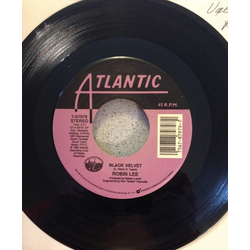 Robin Lee (2) Black Velvet Vinyl 7" USED