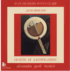 J.-F. Jenny-Clark / Aldo Romano Divieto Di Santificazione Vinyl LP USED