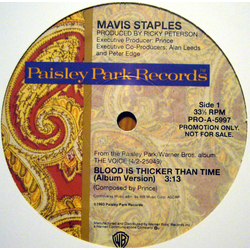 Mavis Staples Blood Is Thicker Than Time Vinyl 12" USED