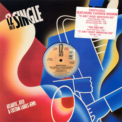 Simphonia / Carmen Brown It Ain't Right (Whatcha Do) / You And Me Vinyl 12" USED