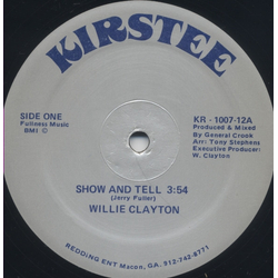 Willie Clayton Show And Tell Vinyl 12" USED