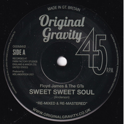 Floyd James & The GT's Sweet Sweet Soul Vinyl 7" USED