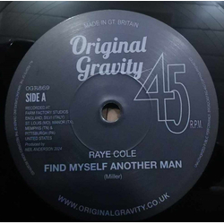 Raye Cole / Rachel Maxann Find Myself Another Man Vinyl 7" USED