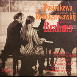 Victoria Postnikova / Gennadi Rozhdestvensky / Johannes Brahms 4 Fantasien Aus »Souvenir De La Russie« / Walzer Op. 39 / Schumann-Variationen Op. 23 V