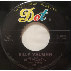 Billy Vaughn And His Orchestra Blue Tomorrow Vinyl 7" USED