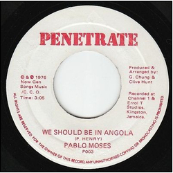 Pablo Moses We Should Be In Angola Vinyl 7" USED