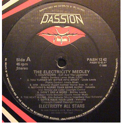 Electricity All Stars / Dee Dee Martin The Electricity Medley / Cheated By A Painted Love Vinyl 12" USED
