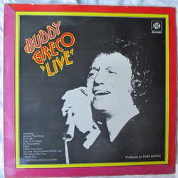 Buddy Greco Buddy Greco 'Live' Vinyl LP USED