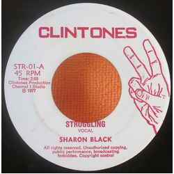 Sharon Black (2) Struggling Vinyl 7" USED