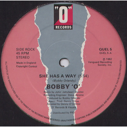 Bobby Orlando She Has A Way / Beat By Beat (Try My Love) Vinyl 12" USED