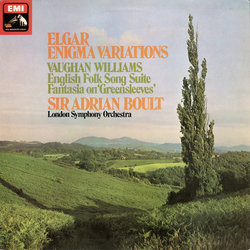 Sir Edward Elgar / Ralph Vaughan Williams / Sir Adrian Boult / London Symphony Orchestra Enigma Variations / English Folk Song Suite / Fantasia On 'Gr