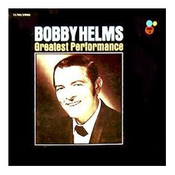 Bobby Helms Greatest Performance Vinyl LP USED