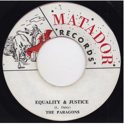 The Paragons / U-Roy Equality And Justice / Sound Of The Wise Vinyl 7" USED