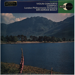 Sir Edward Elgar / Alfredo Campoli / London Philharmonic Orchestra / Sir Adrian Boult Violin Concerto Vinyl LP USED