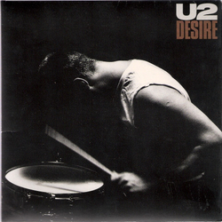 U2 Desire Vinyl 7" USED