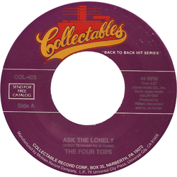 Four Tops Ask The Lonely / I Can't Help Myself Vinyl 7" USED
