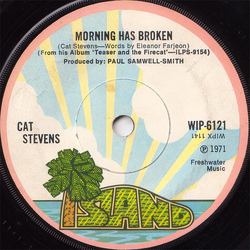 Cat Stevens Morning Has Broken Vinyl 7" USED