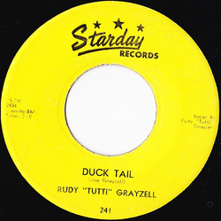 Rudy "Tutti" Grayzell Duck Tail / You're Gone Vinyl 7" USED