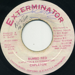 Capleton Bumbo Red Vinyl 7" USED