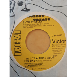Elvis Presley I've Got A Thing About You Baby / Take Good Care Of Her Vinyl 7" USED